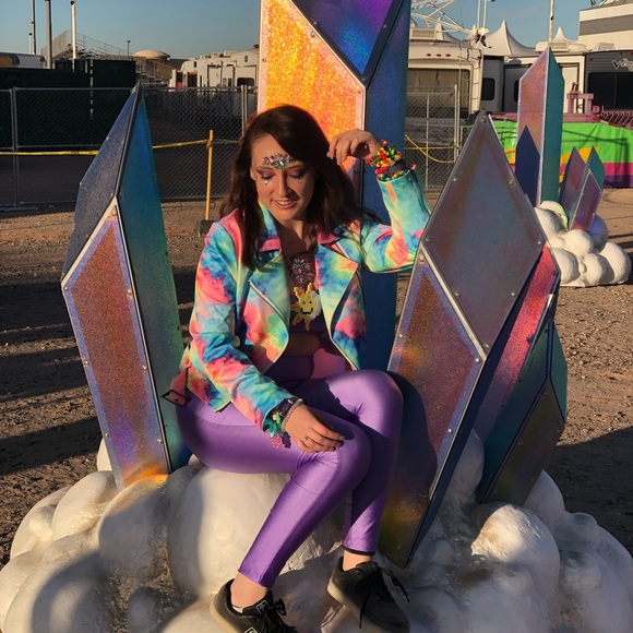 iheartraves rainbow rebel jacket 🌈 - Picture 4 of 7